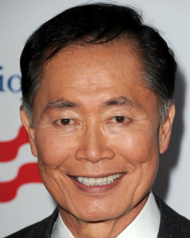 LOS ANGELES, CA - MARCH 03:  Actor George Takei arrives at the premiere of '8' presented by The American Foundation For Equal Rights & Broadway Impact at The Wilshire Ebell Theatre on March 3, 2012 in Los Angeles, California.